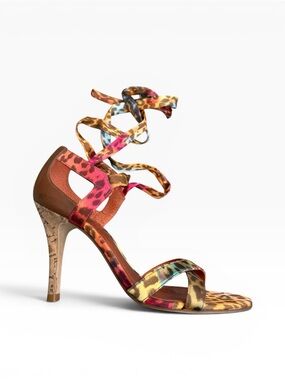 Carlos by Carlos Santana SALSA Natural Pink Heels size 6.5